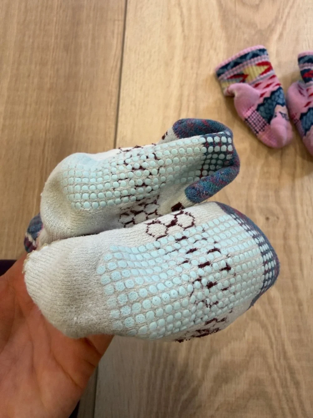 Bombas Kids Multicolor Patterned Socks - Pink, Blue, Cream, Maroon